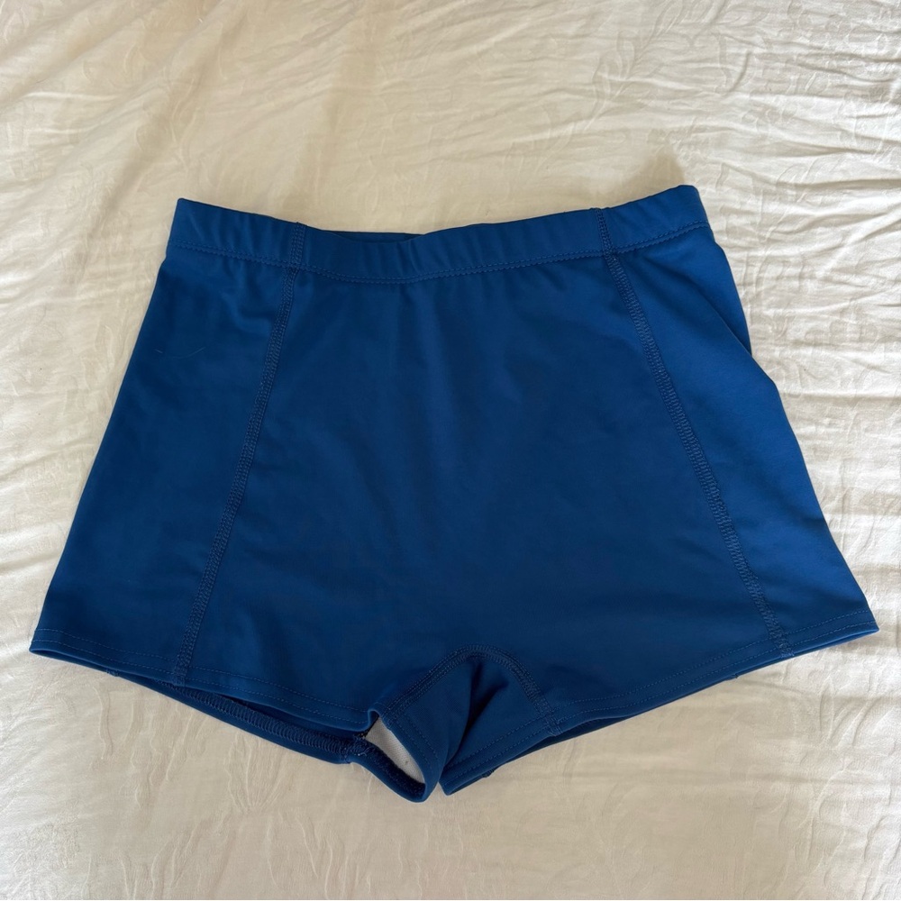 bcg Royal Blue High-Waist Bike Shorts